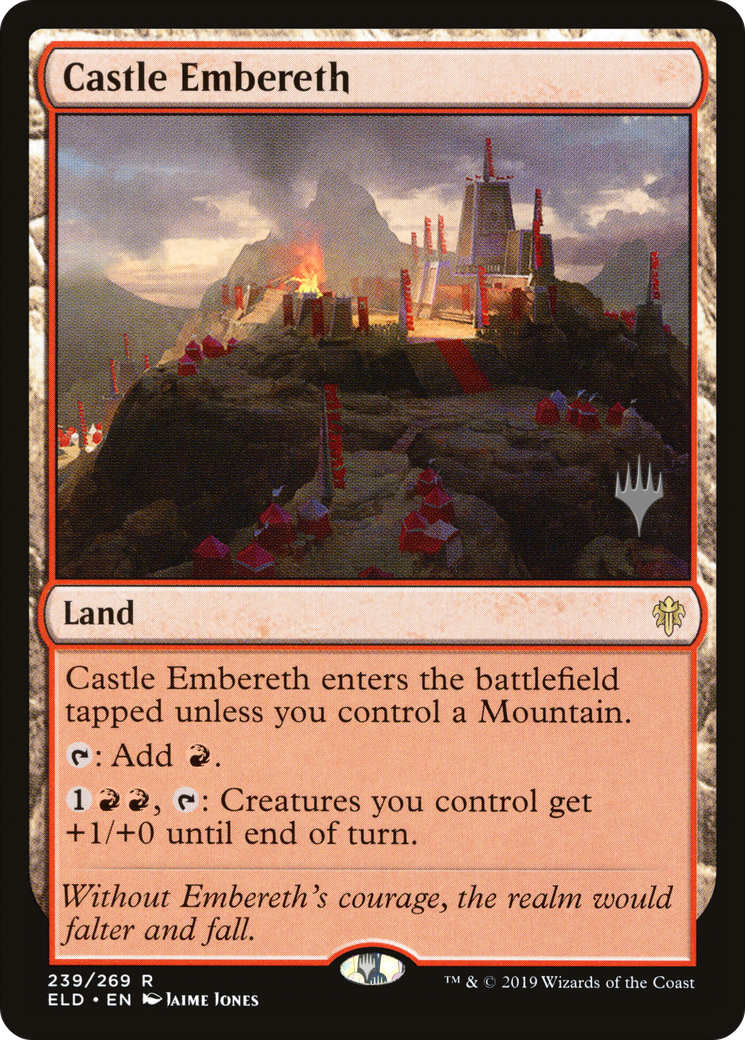 Image of Castle Embereth (PPELD-239P) - Throne of Eldraine Promos Foil