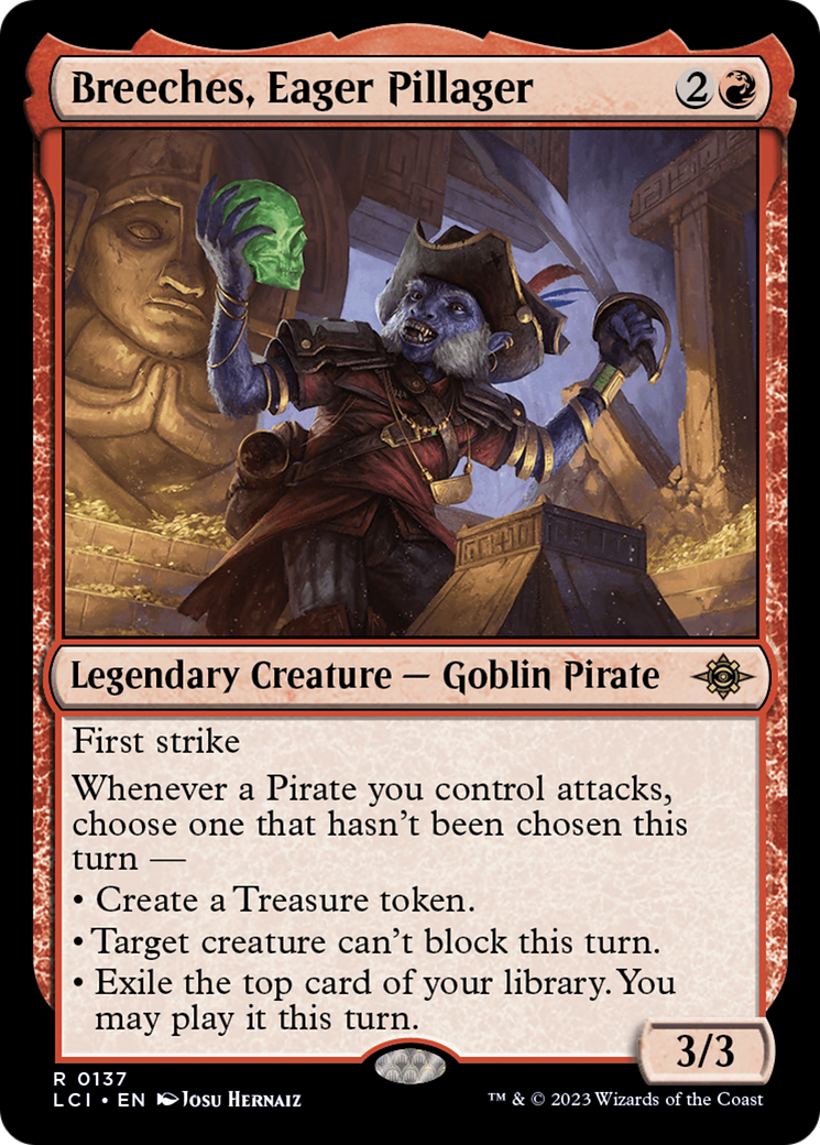 Image of Breeches, Eager Pillager (LCI-137) - The Lost Caverns of Ixalan