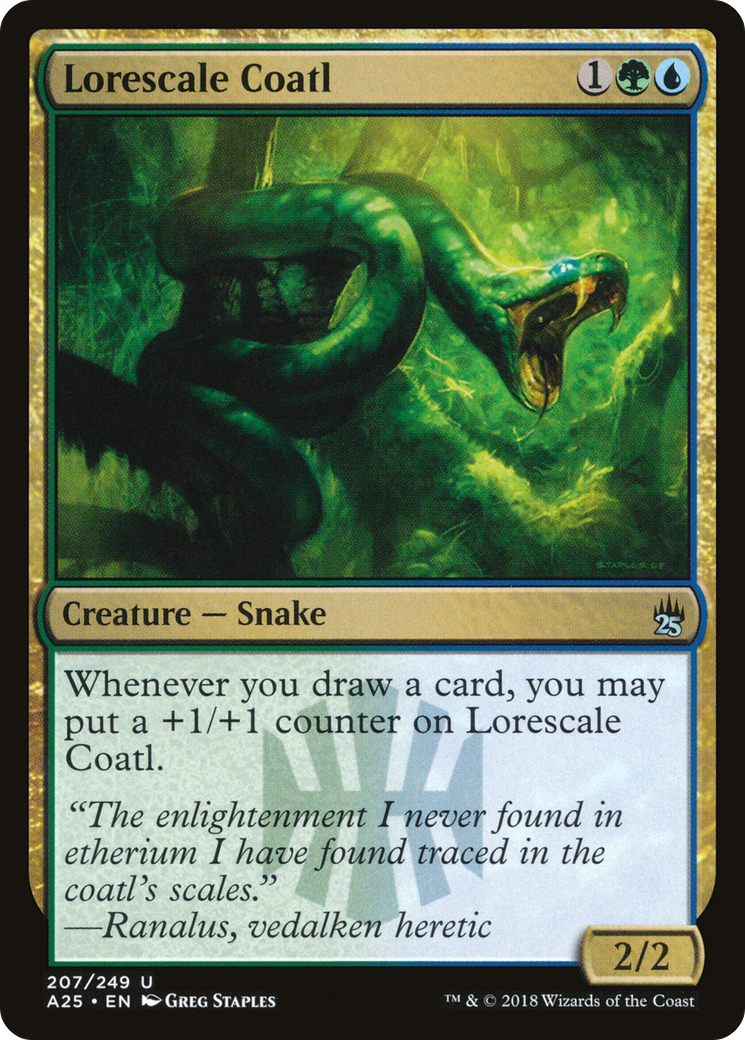 Image of Lorescale Coatl (A25-207) - Masters 25