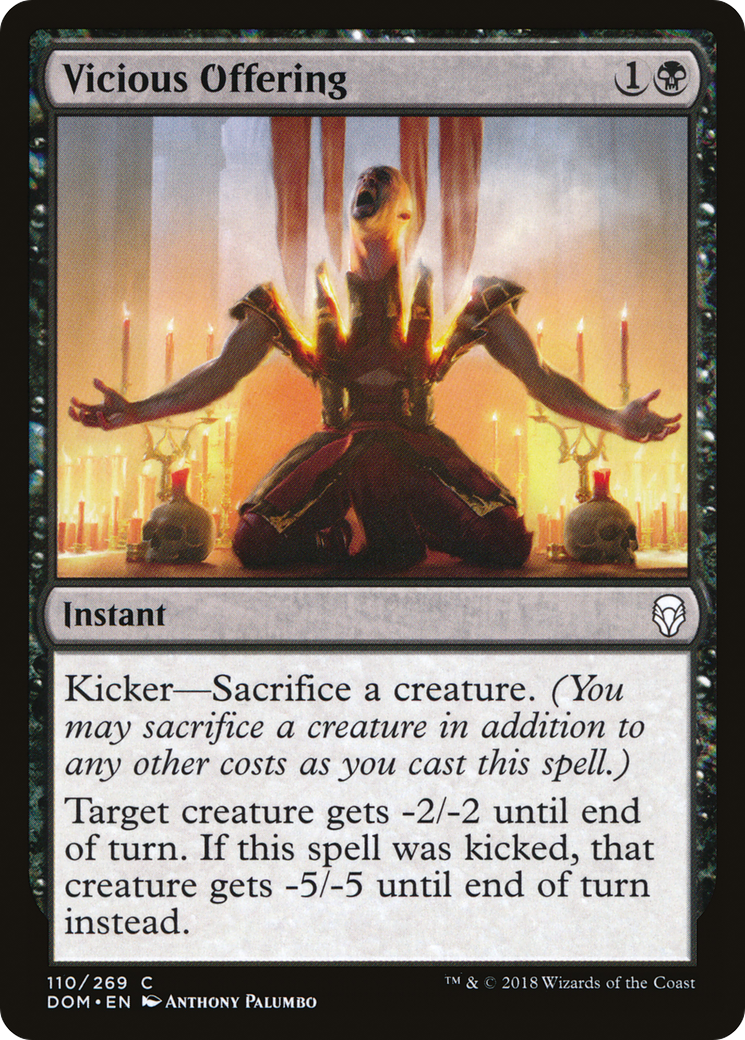 Image of Vicious Offering (DOM-110) - Dominaria
