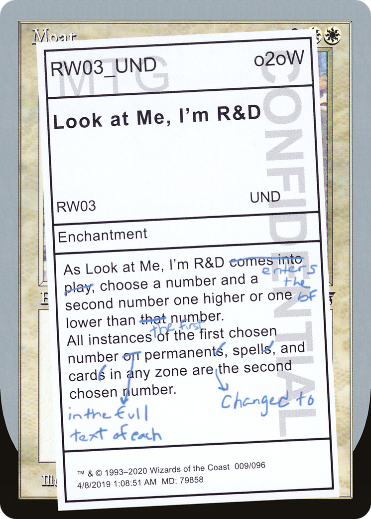 Image of Look at Me, I'm R&D (UND-009) - Unsanctioned