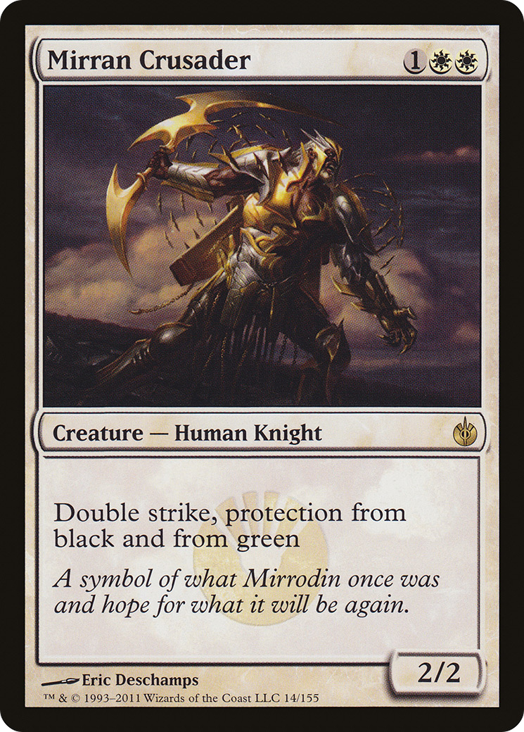 Image of Mirran Crusader (MBS-014) - Mirrodin Besieged