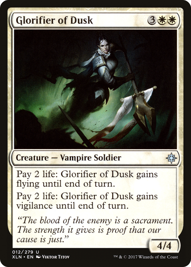 Image of Glorifier of Dusk (XLN-012) - Ixalan Foil