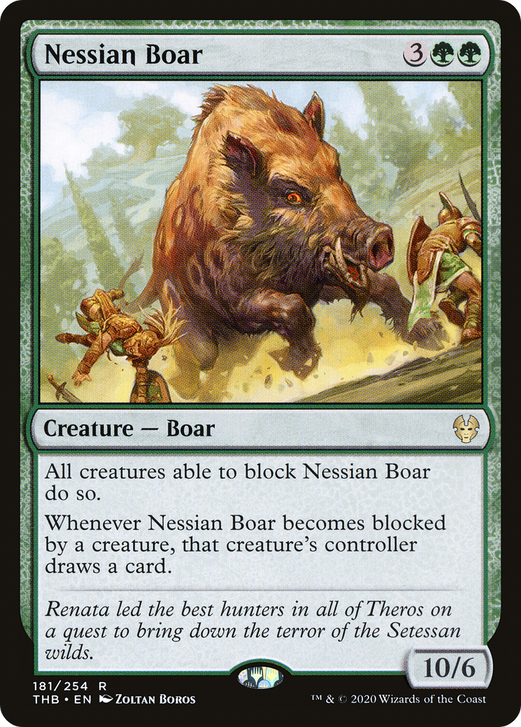 Image of Nessian Boar (THB-181) - Theros Beyond Death