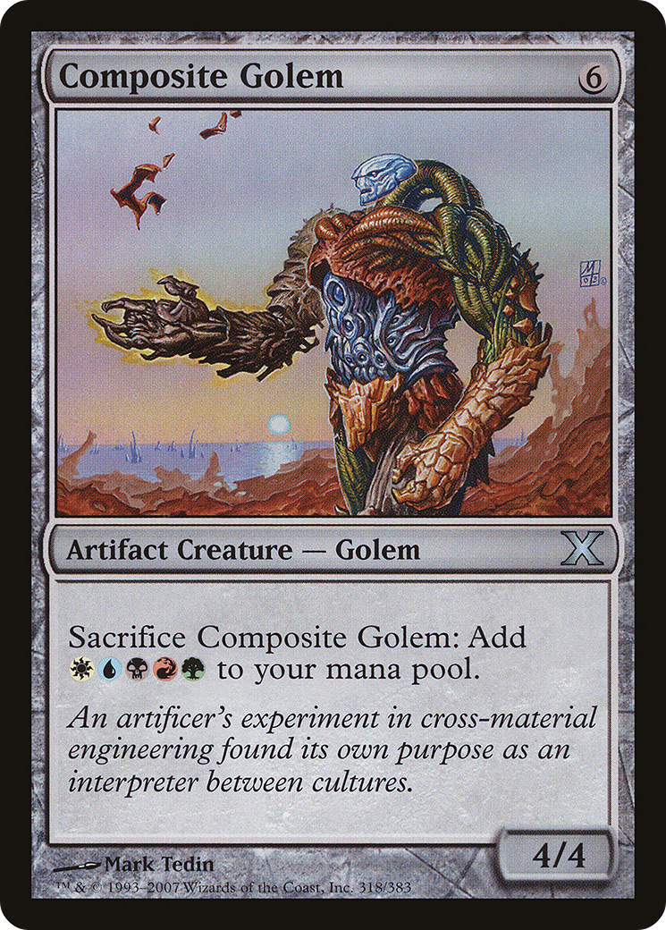 Image of Composite Golem (10E-318) - Tenth Edition