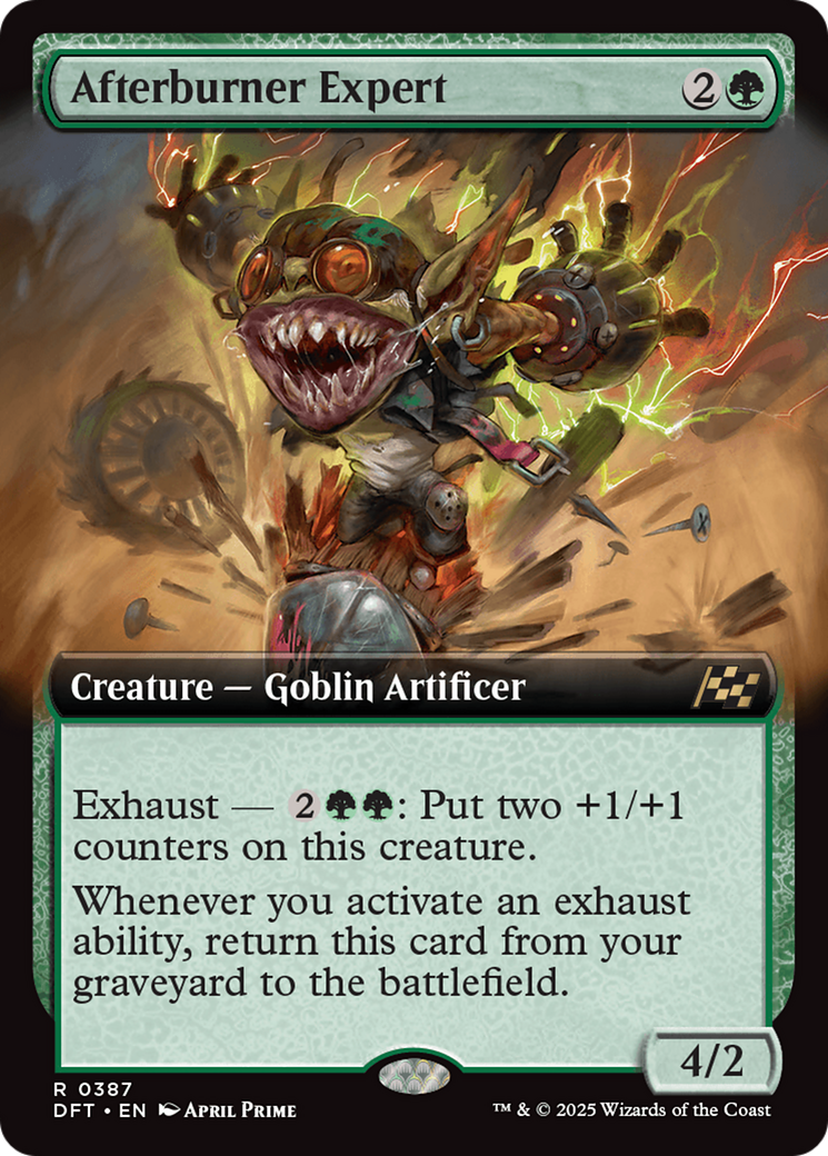Image of Afterburner Expert (Extended Art) (DFT-387) - Aetherdrift: (Extended Art) Foil