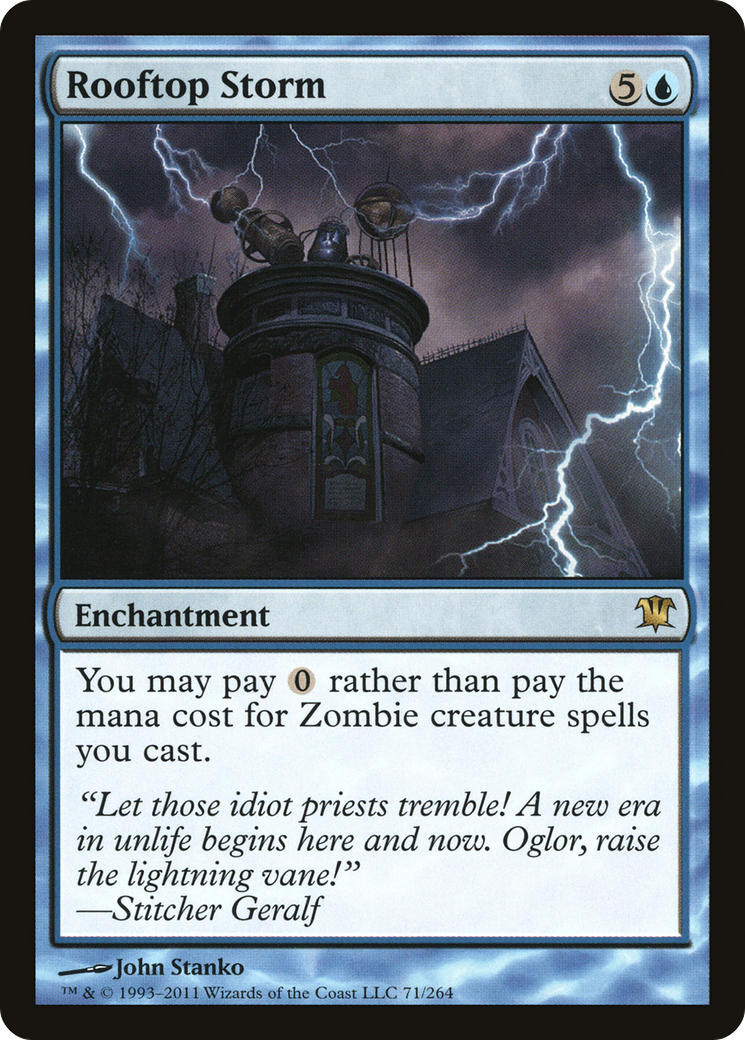Image of Rooftop Storm (ISD-071) - Innistrad