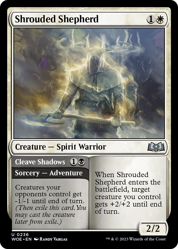 Image of Shrouded Shepherd (WOE-236) - Wilds of Eldraine Foil