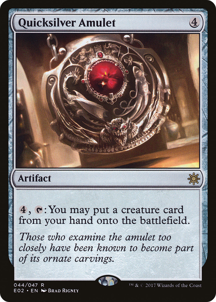 Image of Quicksilver Amulet (E02-044) - Explorers of Ixalan