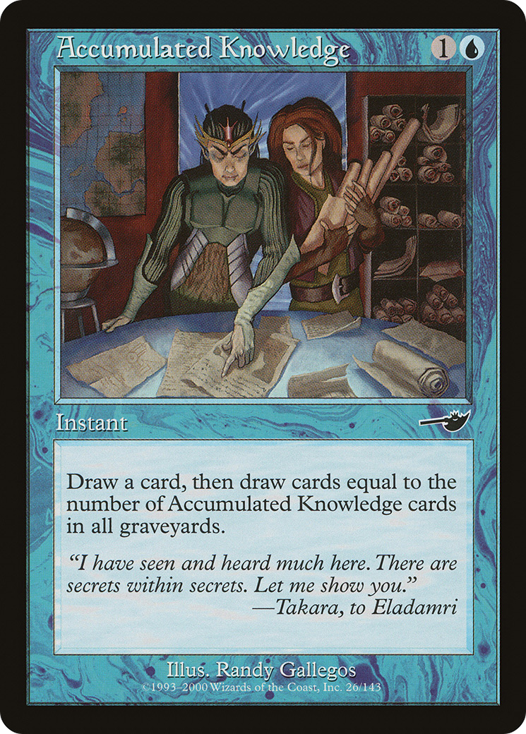 Image of Accumulated Knowledge (NMS-026) - Nemesis