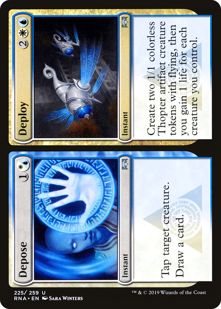Image of Depose // Deploy (RNA-225) - Ravnica Allegiance Foil