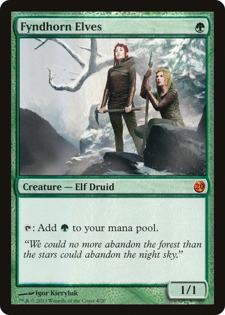 Image of Fyndhorn Elves (V13-004) - From the Vault: Twenty Foil