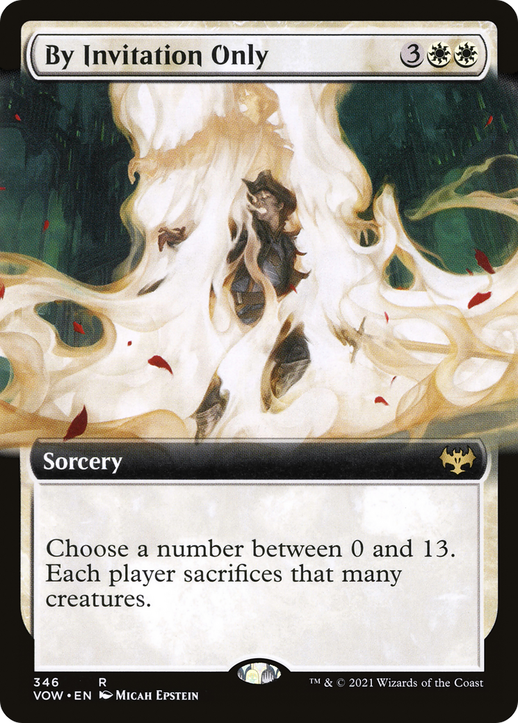 Image of By Invitation Only (Extended Art) (VOW-346) - Innistrad: Crimson Vow: (Extended Art)