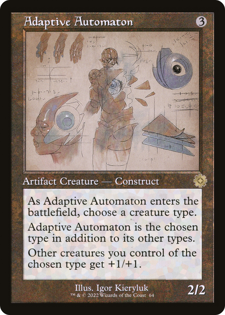 Image of Adaptive Automaton (Schematic) (BRR-064) - The Brothers' War Retro Artifacts