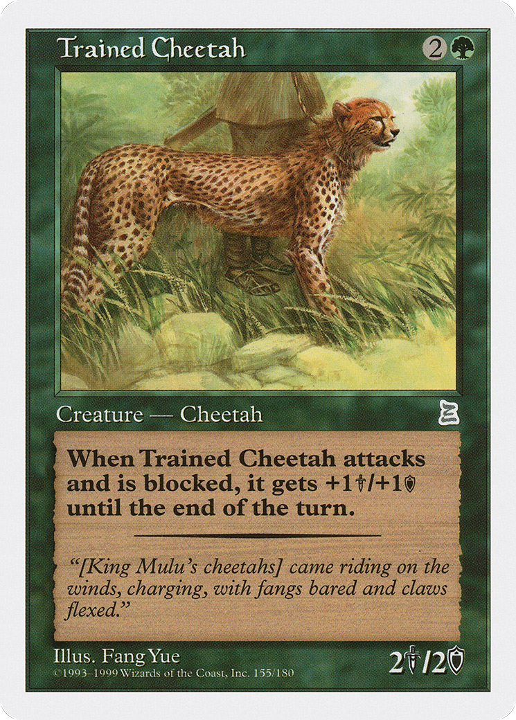 Image of Trained Cheetah (PTK-155) - Portal Three Kingdoms