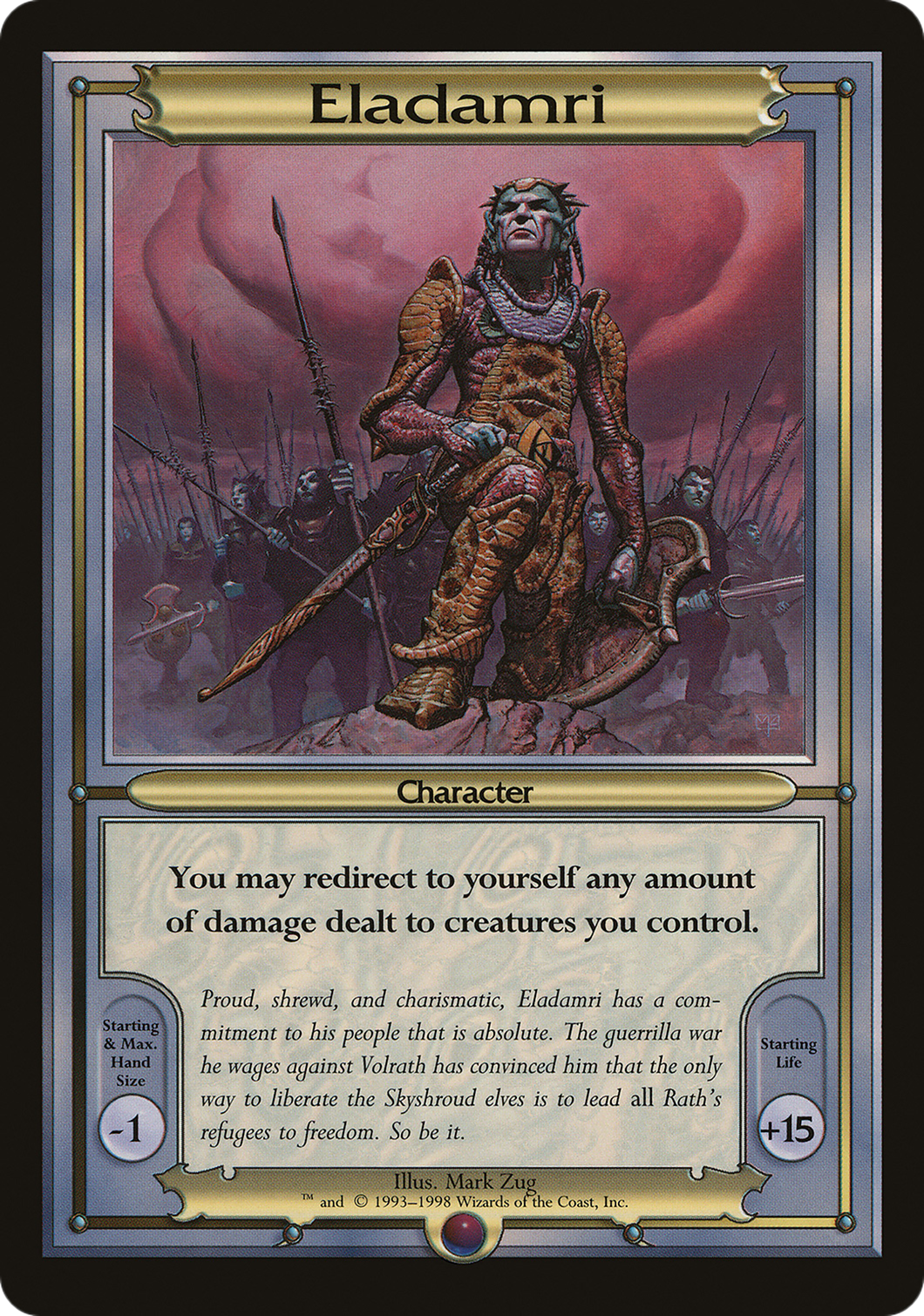 Image of Eladamri (Oversize) (VNG-) - Vanguard Series