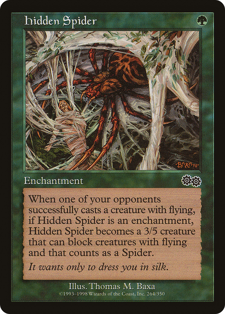 Image of Hidden Spider (USG-264) - Urza's Saga