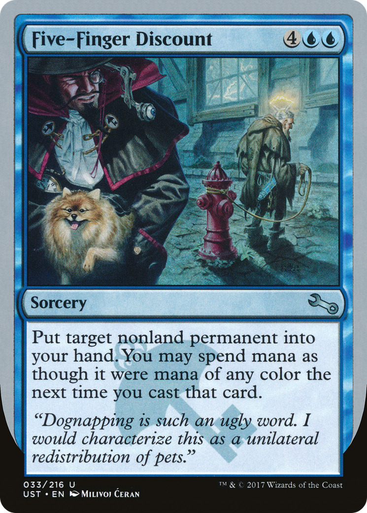 Image of Five-Finger Discount (UST-033) - Unstable