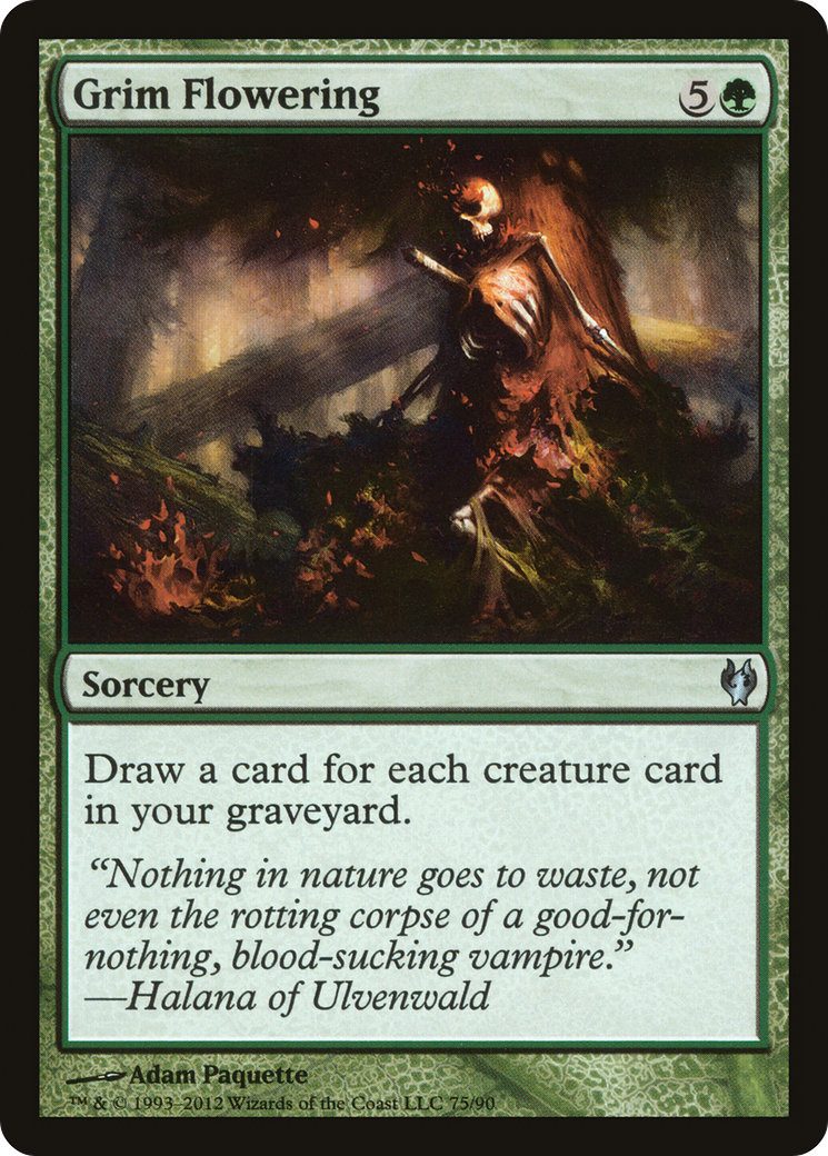 Image of Grim Flowering (DDJ-075) - Duel Decks: Izzet vs. Golgari