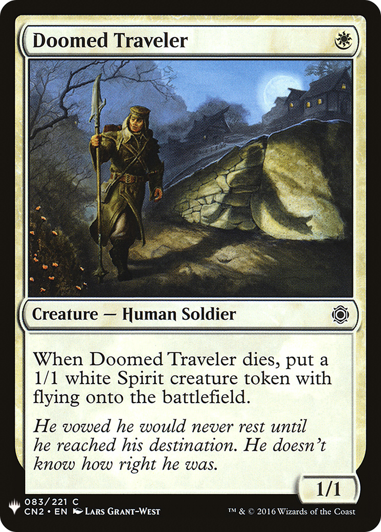 Image of Doomed Traveler (CN2) (LIST-CN2-83) - The List