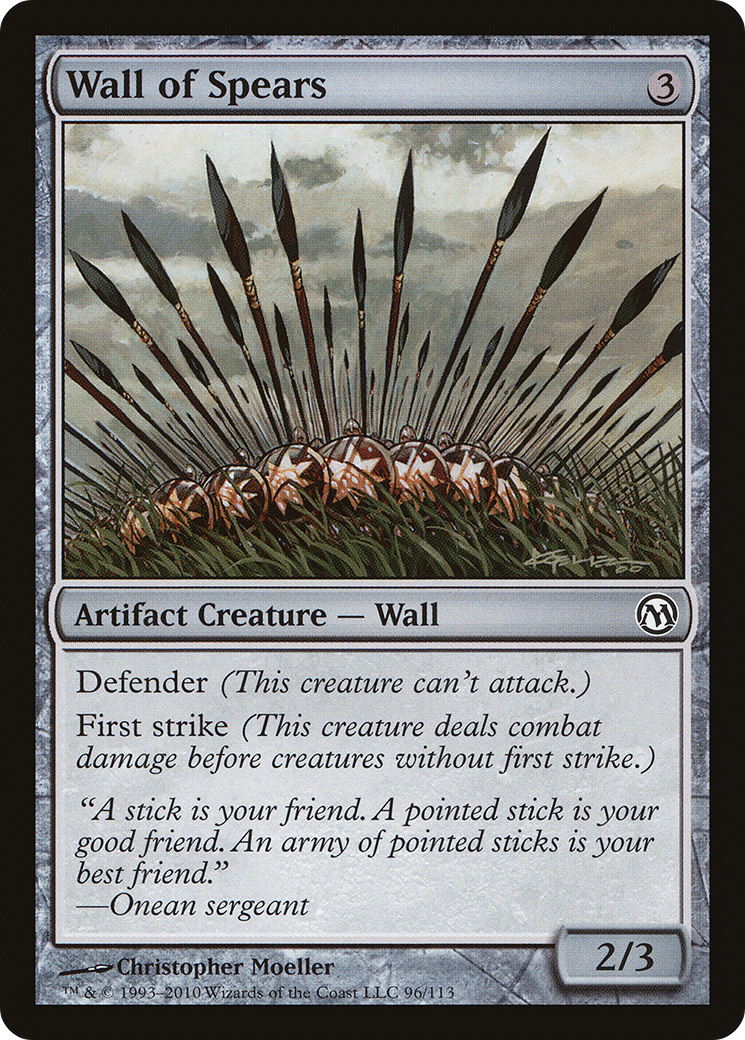 Image of Wall of Spears (DPA-096) - Duels of the Planeswalkers
