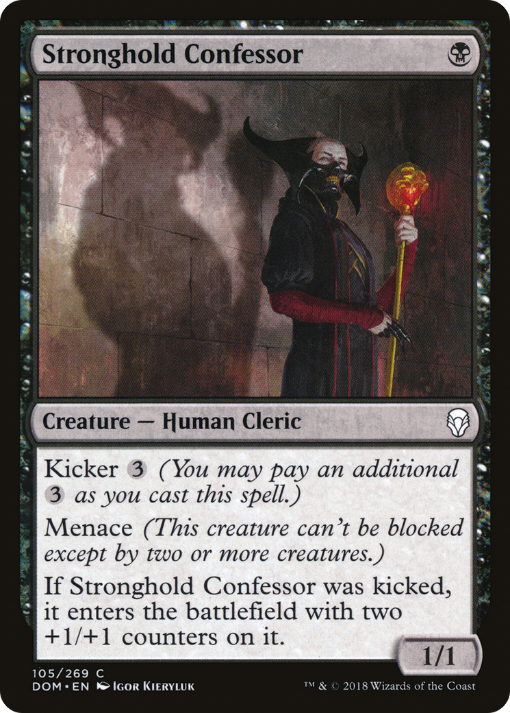 Image of Stronghold Confessor (DOM-105) - Dominaria