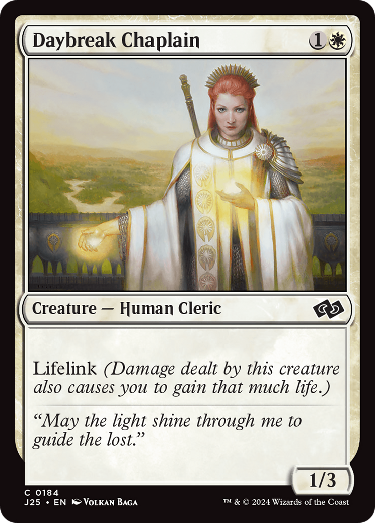 Image of Daybreak Chaplain (J25-184) - Foundations Jumpstart