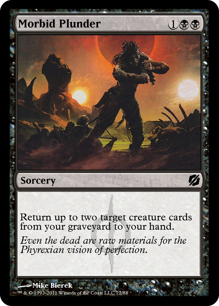 Image of Morbid Plunder (TD2-072) - Duel Decks: Mirrodin Pure vs. New Phyrexia
