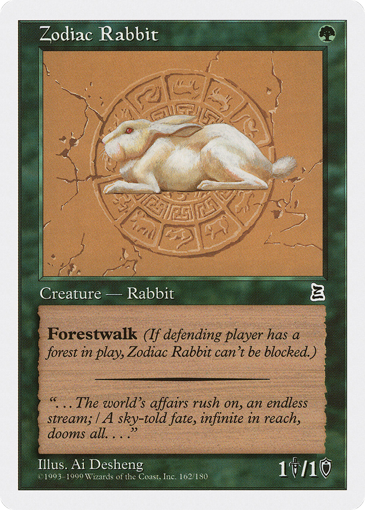 Image of Zodiac Rabbit (PTK-162) - Portal Three Kingdoms