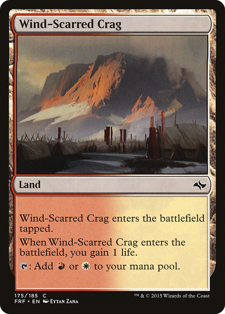 Image of Wind-Scarred Crag (FRF-175) - Fate Reforged