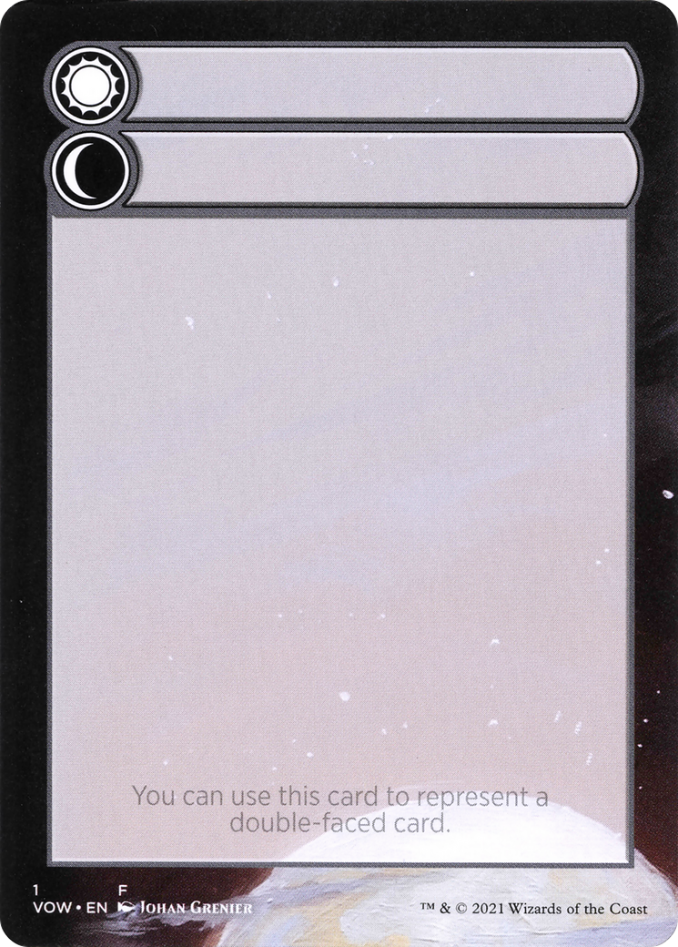 Image of Double-Faced Substitute Card (SVOW-001) - Innistrad: Crimson Vow Substitute Cards (Borderless)