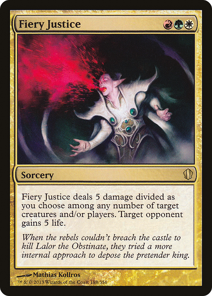 Image of Fiery Justice (C13-188) - Commander 2013