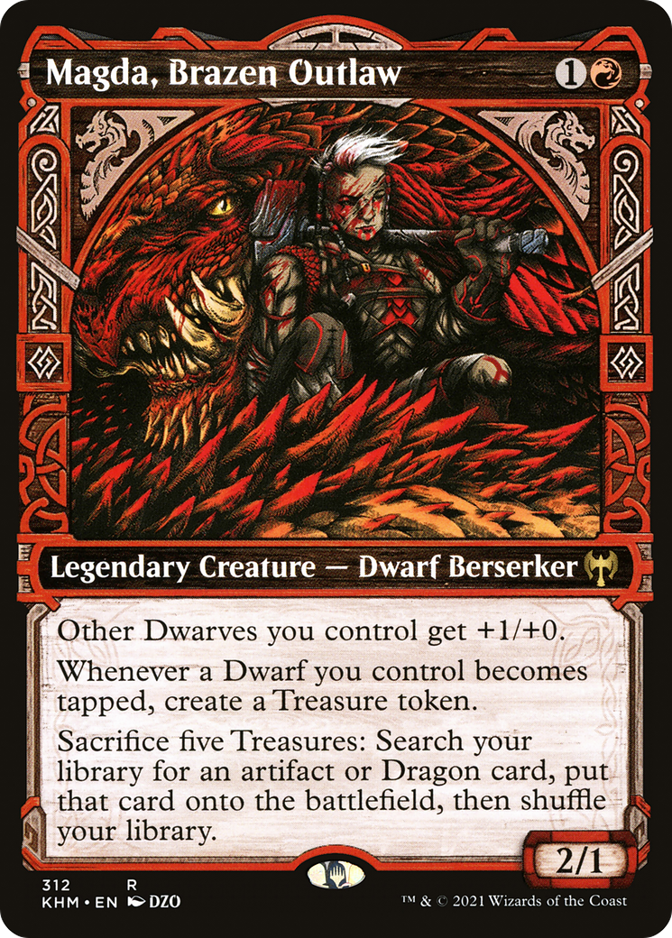 Image of Magda, Brazen Outlaw (Showcase) (KHM-312) - Kaldheim: (Showcase)