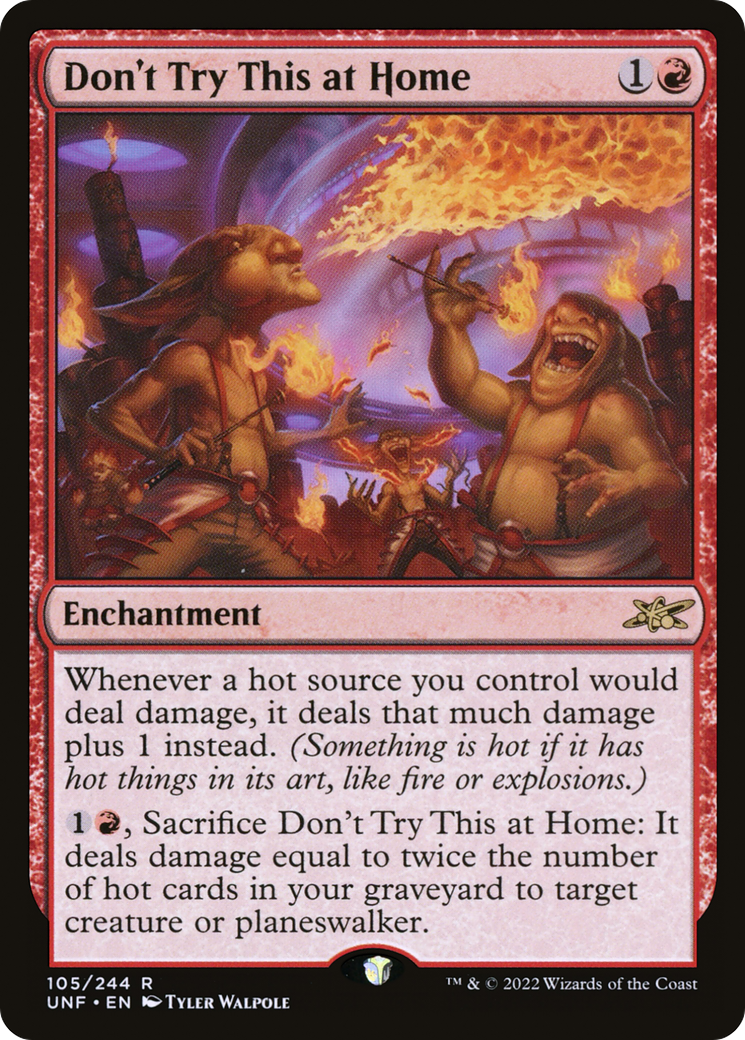 Image of Don't Try This at Home (UNF-105) - Unfinity Foil