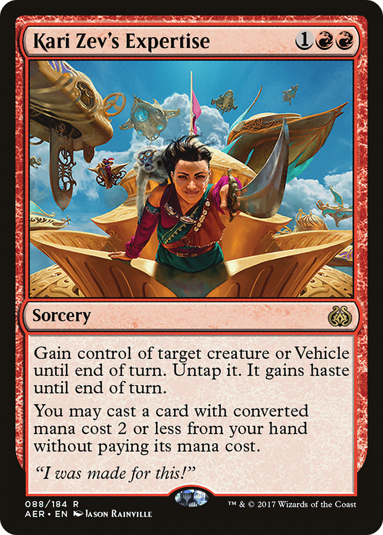 Image of Kari Zev's Expertise (AER-088) - Aether Revolt Foil