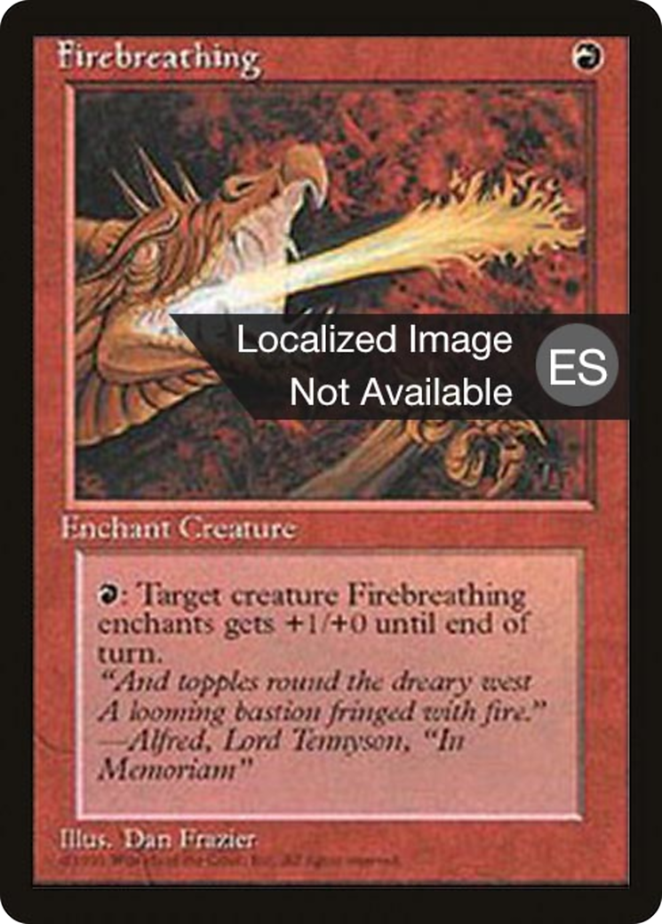 Image of Firebreathing (4BB-) - Fourth Edition Foreign Black Border