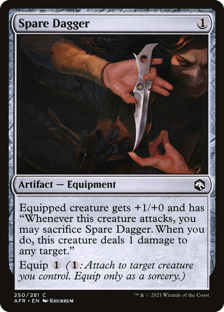 Image of Spare Dagger (AFR-250) - Adventures in the Forgotten Realms