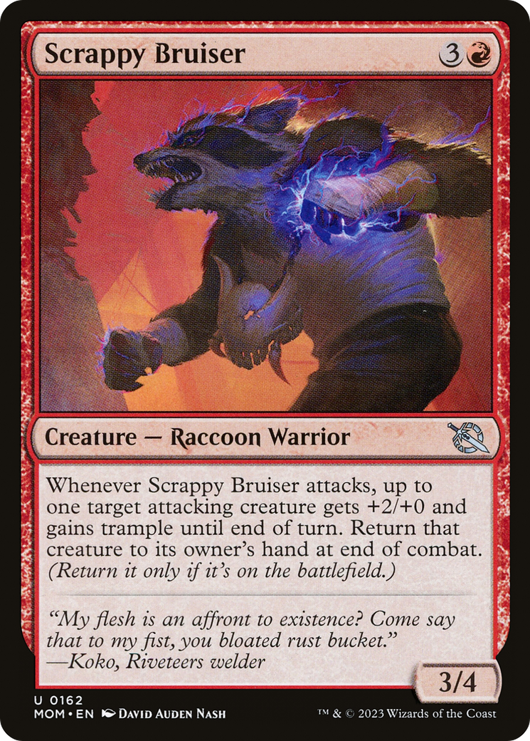 Image of Scrappy Bruiser (MOM-162) - March of the Machine Foil