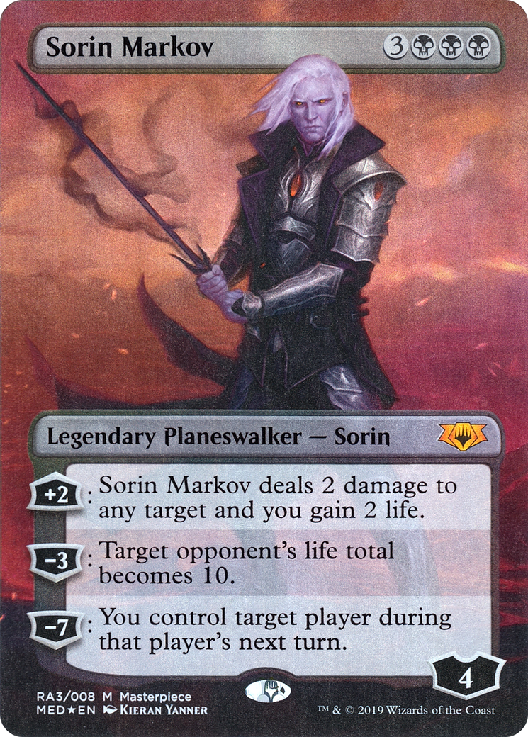 Image of Sorin Markov (MED2-RA3) - Mythic Edition (Borderless) Foil