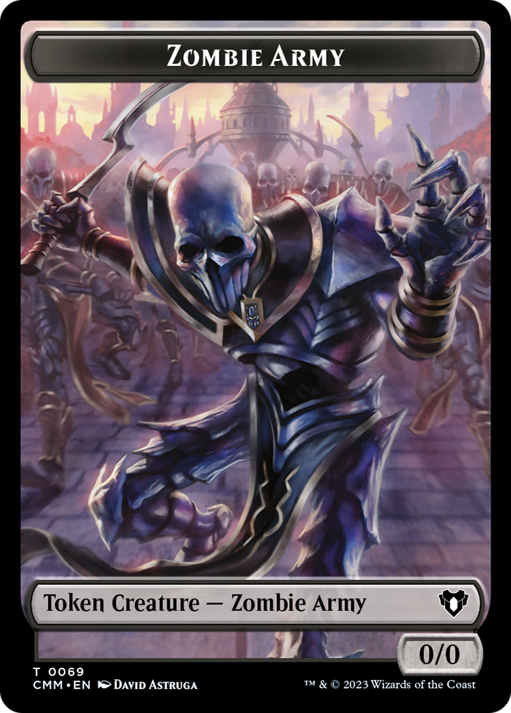 Image of Zombie Army (TCMM-069) - Commander Masters Tokens