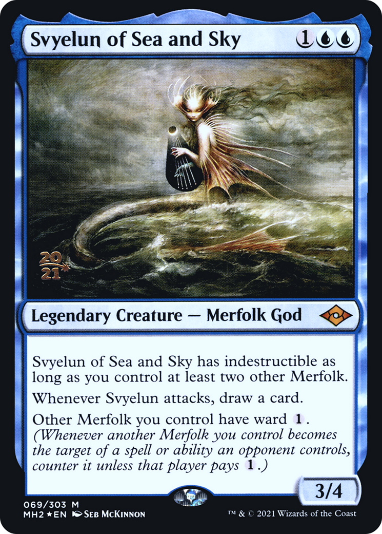 Image of Svyelun of Sea and Sky (PRE-069) - Modern Horizons 2 Promos Foil
