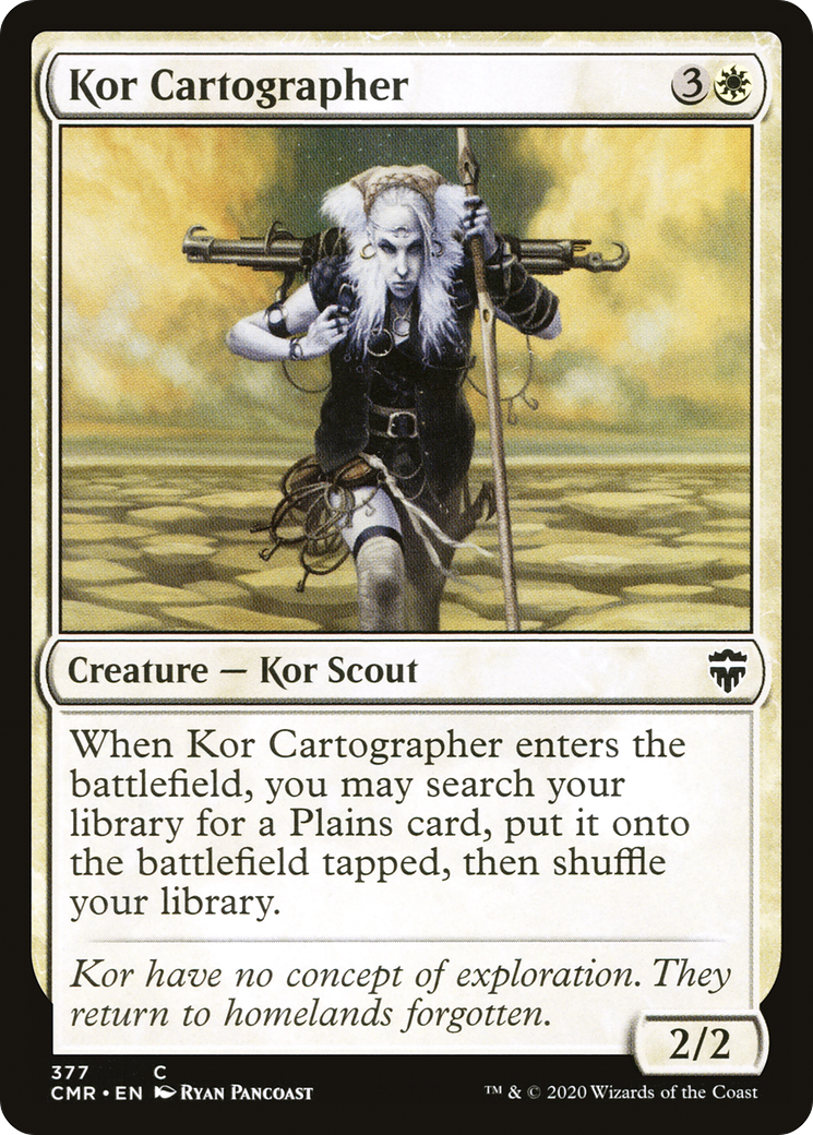 Image of Kor Cartographer (377) (CMR-377) - Commander Legends