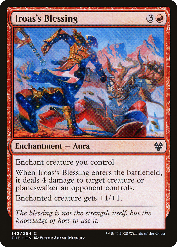Image of Iroas's Blessing (THB-142) - Theros Beyond Death