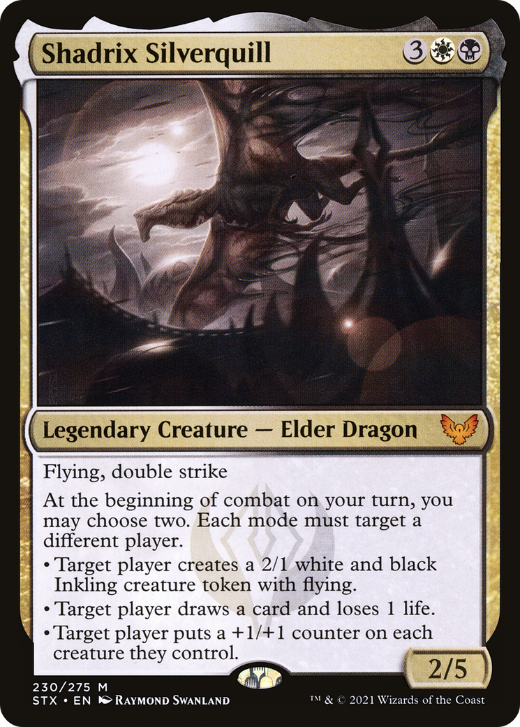 Image of Shadrix Silverquill (STX-230) - Strixhaven: School of Mages Foil