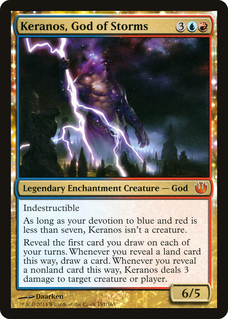 Image of Keranos, God of Storms (JOU-151) - Journey into Nyx: (enchantment)