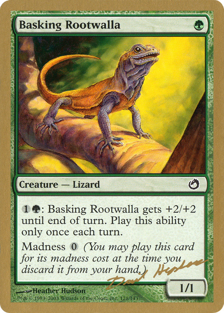 Image of Basking Rootwalla - 2003 Dave Humpherys (TOR) (WCD-DH121) - World Championship Decks 2003