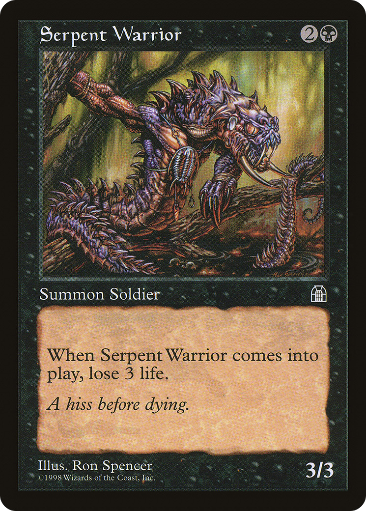 Image of Serpent Warrior (STH-) - Stronghold