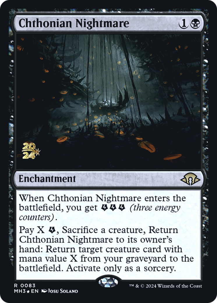 Image of Chthonian Nightmare (PRE-083) - Modern Horizons 3 Promos Foil