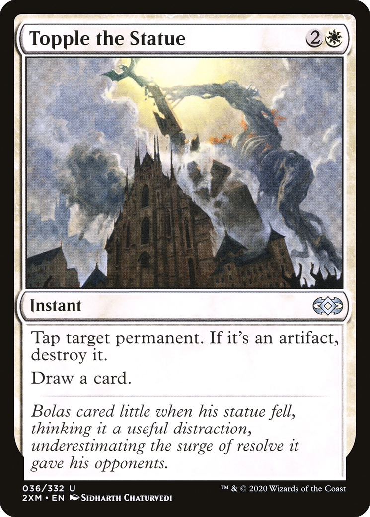 Image of Topple the Statue (2XM-036) - Double Masters Foil