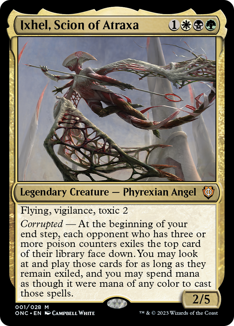 Image of Ixhel, Scion of Atraxa (ONC-001) - Phyrexia: All Will Be One Commander